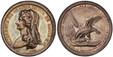 1083775 GERMAN STATES. Frankfurt Am Main. Elisabeth of France. 1794 AR Medal. PCGS MS62.  By D. F. und F. W. Loos. Berlin. 30mm. 10.81gm. ELISABETH DE FRANCE SOEUR DE LOUIS XVI. Bust of Elizabeth to left, sister of Louis XVI; signed below truncati...