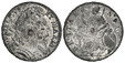 1082589 GREAT BRITAIN. England. William and Mary. 1690 Tin Halfpenny. NGC MS63.  Large armored busts of William and Mary right / Britannia seated to left holding branch and spear; shield of arms to right. KM 475.1; SCBC-3448.

Currently the finest...