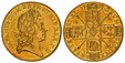 1086272 GREAT BRITAIN. George I. 1717 AV Two Guineas. NGC MS63.  GEORGIUS · D · G · M · BR · FR · ET · HIB · REX · F · D ·. Laureate head right / BRVN - ET · L · DVX - S · R · I · A · TH - ET · EL ·. Crowned shields in cruciform, sceptres at angle...
