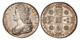 1086032 GREAT BRITAIN. George II. (King, 1727-1760). 1741 AR Crown. PCGS AU55.  GEORGIVS · II · - DEI · GRATIA ·. Laureate bust left / F · D · B · - ET · L · D · S · R · I · - A · T · ET · E · - M · B · F · ET · - H · REX ·. Roses between shields....