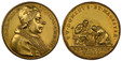 1082858 ITALIAN STATES. Papal States. Benedict XIV. (Pontiff, 1740 - 1758). (1758) Anno XIII AV Medal of 4.5 Ducats Weight. NGC MS61.  By O. Hamerani. 30mm. 15.88gm. BENED. XIV. – PONT. M. A. XVIII. Capped bust, right; signed on truncation, O•H• /...