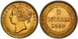 1084431 NEWFOUNDLAND. Victoria. (Queen, 1837-1901). 1888 AV 2 Dollars. PCGS MS62.  London mint. VICTORIA  D: G:  REG: / NEWFOUNDLAND. Laureate head left / Denomination and date within  circle. KM 5; Fr.-1.

Please use this link to verify the PCGS ...