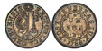 1083447 SWISS CANTONS. Geneva. 1788 B AR Pattern or Essai Sol. PCGS SP64.  1.50gm. RESPUBLICA GENEVENSIS. Arms within circle, sun above / POST TENEBRAS LUX. Value within ornate circle, date below. KM 87a; Richter (Proben) 1-393; HMZ 2-349c Anm; D....