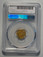 1085546 SWISS CANTONS. Zurich. 1767 AV 1/2 Ducat. PCGS MS61.  RESPUBLICÆ TICURINÆ ·. Oval arms of Zurich supported by rampant lion at right / DOMINE / CONSERVA / NOS IN / PACE ·. Inscription, date within ornamented cartouche. KM 139; Fr.-487A.

Pl...