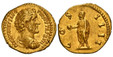 1085145 ROMAN IMPERIAL.  Antoninus Pius. (Emperor, 138-161 AD). Struck 152-153 AD. AV Aureus. NGC Ch. AU (Choice About Uncirculated) Strike 5/5 Surface 4/5 Fine Style.  7.18gm. ΛNTONINVS ΛVG PI VS P P TR P XVII,. Draped and cuirassed bare head bus...