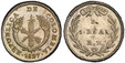 1085834 COLOMBIA. 1827-B RR AR Real. PCGS MS63.  Bogota. 20mm. 2.69gm. · REPUBLICA DE COLOMBIA ·. Fasces between cornucopias / Denomination within wreath. KM 87.1; Restrepo 153.2.

Please use this link to verify the PCGS certification number <a hr...