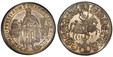 1086060 GERMAN STATES. Teutonic Order. Maximilian. 1603 "16003" AR Thaler, 32 Groschen. PCGS AU58.  Hall. Master standing on ground, arms at left, helmet at right / Emperor on horseback in circle of shields, date below. KM 3; Dav.-5848; Moser & Tu...