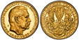 1085690 GERMANY, WEIMAR REPUBLIC. Munich. 1927-D AV Medallic 5 Mark. PCGS SP64.  By Karl Goetz. Munich. Edge: BAYER . HAUPTMÜNZAMT (•) 900 f. 22.83gm. REICHPRASIDENT • VON • HINDENBURG • (1847-1927) •. Bust of von Hindenburg, right /  • DEUTSCHEN ...