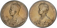 1085999 GREAT BRITAIN. George V. (King, 1910-1936). 1911 AR Coronation Medal. PCGS SP65 Matte.  By Bertram Mackennal. Edge: Plain. 51mm. GEORGE V CROWNED - JUNE 22 1911. Crowned bust, left, orb to left, BM below and laurel branch to right / QUEEN ...