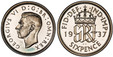 1086872 GREAT BRITAIN. George VI. (King, 1936-1952). 1937 AR Sixpence. PCGS PR65.  Edge: Reeded. Head left / Crowned monogram divides date. KM 852; SCBC-4084.

Please use this link to verify the PCGS certification number <a href="http://www.pcgs.c...
