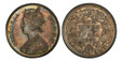 1086740 INDIA-BRITISH. Victoria. (Queen, 1837-1901). 1862-(b) AR Rupee. PCGS MS64.  Bombay Mint. Edge: Reeded. VICTORIA QUEEN. Crowned bust left / Value and date within wreath. KM 473.1. Type A Bust, Type I Reverse, 0/0; S&W-4.57A; Pridmore 58 (0/...