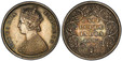1086004 INDIA-BRITISH. Victoria. 1882-(b) AR 1/2 Rupee. PCGS AU58.  Bombay. VICTORIA EMPRESS. Crowned bust left / Value and date within wreath. KM 491; SW 6.186.

Please use this link to verify the PCGS certification number <a href="http://www.pcg...