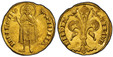 1086464 ITALIAN STATES. Florence. Republic. (1189-1532). (1252-1422) ND-(Antlers) AV Fiorino d'Oro (Florin). PCGS MS62.  3.53gm. Standing nimbate St. John the Baptist with scepter  / Lily. Fr.-275; MIR 20/9.

Please use this link to verify the PCG...