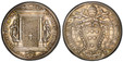 1086183 ITALIAN STATES. Papal States. Clement X. (Pontiff, 1670-1676). MDCLXXV (1675) AR Piastra, Scudo of 80 Bolognini. PCGS XF45.  Rome. 31.61gm. CLEMENS X PONT MAX. Papal arms / CLAVSIS FORIBVS VENIET ET DABIT PACEM/ MDCLXXV. Holy Door closed. ...