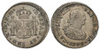1085421 MEXICO. Charles IV. 1798/7-Mo FM AR 1/2 Real. NGC MS65.  Mexico City. CAROLUS · IIII · ... Armored bust of Charles IIII, right / IND · R · .... Crowned shield flanked by pillars with banner. KM 72; AC 282.

Please use this link to verify t...