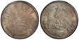 1086294 MEXICO. 1909-Mo GV AR Peso. PCGS MS64+.  Mexico City. REPUBLICA MEXICANA. Facing eagle, snake in beak / Radiant cap. KM 409.2.

Please use this link to verify the PCGS certification number <a href="http://www.pcgs.com/cert/32153643/">32153...