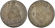 1086445 NETHERLANDS WEST INDIES. 1794 AR Gulden. PCGS MS65.  Utrecht. MO ARG ORD FOED BELG TRAI. Crowned shield between value, W below / HAC NITIMVR - HANC TVEMVR. Standing figure leaning on column, cap on pole, date below. KM 3; Scholten 1354.

P...