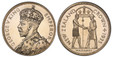 1074024 NEW ZEALAND. George V. 1935 AR Six Piece Proof Set (Threepence - Crown). PCGS PR65.  Crowned bust left / Crown above standing figures shaking hands (Crown); Crowned arms (Half Crown); Kiwi bird, left (Florin); Crouching Maori warrior, left...