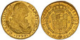 1086226 PERU. 1797-LIMAE JI AV 8 Escudos. NGC MS62.  Lima. CAROL · IIII... Bust of Charles IIII, right / VTROQ · FELIX · AUSPICE · DEO. Crowned arms in order chain. KM 101.

Currently the finest known at NGC as of January 2026

Please use this lin...