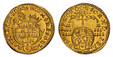 1086637 AUSTRIAN STATES. Olmutz. Wolfgang Hannibal Cardinal von Schrattenbach. (Bishop of Olmütz, 1711-1838). (1728-30) AV 1/4 Ducat. NGC MS65.  Olmutz arms / Bishop arms. KM 428; Fr.-100; Suchomel/Videman 773.

Currently the finest known at NGC a...