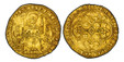 1084809 FRANCE. Jean II Le Bon. (King, 1350-1364). (1350-64) AV Ecu d'Or. PCGS MS61.  28.5mm. 4.45gm. + IOHANNES: DEI - °GRA° - FRANCORVM: REX. King seated in a Gothic throne, crowned, wearing a hauberk and coat of arms, holding the sword and the ...