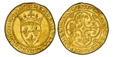 1084813 FRANCE. Charles VI. (King, 1380-1422). (1380-1422) AV Ecu d'Or. PCGS MS63.  Montpelier. 29mm. 4.00gm. + KAROLVSx DEIx GRACIAx FRANCORVMx REX. Crowned coat-of-arms / + XPC* VINCIT* XPC* REGNAT* XPC* IMPERAT. Cross fleurée, with star in cent...