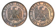 1086191 FRANCE. Napoleon III. (Emperor, 1852-1870). (1855)-B Bronze Essai 2 Centimes. NGC MS65BN (Brown).  By Barre. Rouen mint. EMPIRE FRANCAIS// ✭ DEUX CENTIMES ✭. Eagle facing right within circle left / EMPIRE FRANCAIS// ✭ DEUX CENTIMES ✭. Eagl...