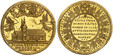 1086635 GERMAN STATES. Regensburg. 1627 AV 5 Ducats. NGC MS63+.  41.83mm. 17.42gm. View of church between two angels, and holy figures in clouds above / Inscription on seven lines within inner circle, surrounded by 16 shields of arms of the Inner ...