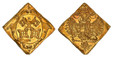 1085392 GERMAN STATES. Regensburg. (1773) ND B (Georg Christoph Busch. , mintmaster) AV Klippe 1/2 Ducat. NGC MS63.  1.73gm. Crossed keys / Crowned double headed imperial eagle clutching sword and globus cruciger. Fr.-2540; Beckenbauer 510.

Pleas...