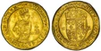 1086712 GREAT BRITAIN. England. Edward VI. (King, 1537-1553). (1551-53)-(Tun) AV Half-Sovereign. PCGS AU58.  5.58gm. Half-length crowned and armored bust, right; holding orb and sword / Crowned shield of arms divides E – R toeither side. SCBC-2451...