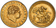1084983 GREAT BRITAIN. George III. (King, 1760-1820). 1820 AV Sovereign. PCGS AU53.  GEORGIUS III D.F. BRITANNIAR. REX F.D. Laureate head right / St. George slaying the dragon right. KM 674; SCBC-3785C (Closed 2 variety; Fr.-371.

Please use this ...