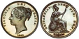 1084760 GREAT BRITAIN. Victoria. (Queen, 1837-1901). 1839 Bronzed Copper Penny. PCGS PR65.  Edge: Plain. 18.78gm. Head left / BRITANNIAR: REG: FID: DEF:. Britannia seated right and holding ornamental trident. KM 739a. Proof; SCBC-3948 ; Peck 1479....