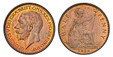 1086600 GREAT BRITAIN. George V. 1926 AE Halfpenny. NGC PR65RB (Red-Brown).  By Bertram MacKennal (Obv.). Head left, modified effigy / Britannia seated right. KM 824. Proof; SCBC-4056.

Please use this link to verify the NGC certification number <...