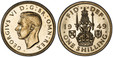 1086157 GREAT BRITAIN. George VI. (King, 1936-1952). 1949 Copper-Nickel Shilling. PCGS PR65 Cameo.  Edge: Reeded. 23.5mm. 5.65gm. Head left / Scottish crest; lion seated atop crown holding sword and scepter divides date, shields flank. KM 877. Pro...