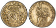 1085785 NETHERLANDS. Zeeland. 1762-(Tower) AR 1/8 Daalder, Rijks - 1/8 Silver Ducat "Pietje". PCGS MS63.  Middelburg. Edge: Reeded. 21.5mm. 3.50gm. MON · NO · ARG · PRO · CONFOE · BELG · COM · ZEL ·. Standing armored knight with crowned shield at ...