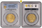 1086243 AUSTRIAN NETHERLANDS. Maria Theresa. (Holy Roman Empress, 1740-1780). 1749-(hand) R AV 2 Souverain d'Or. PCGS AU55.  By Jacques Roëttiers. Antwerp mint. Crowned bust right / Crowned arms with mint mark and date below. KM 10; Friedberg 130;...