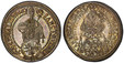 1085950 AUSTRIAN STATES. Salzburg. Guidobald von Thun and Hohenstein. (Bishop and Principal Commissar of the Reichstag, 1654-1668). 1660 AR Thaler. PCGS MS62.  41.3mm. 28.77gm. GVIDOBALD 9 D:G:AR:EP:SAL:SE:AP:L. Madonna with child standing above c...