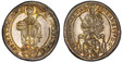 1086640 AUSTRIAN STATES. Salzburg. Johann Ernst. 1695 AR 1/4 Thaler. PCGS MS65.  Madonna and Child above shield of arms in inner circle / St. Rupert above value and arms in inner circle, date in legend. KM 282.

Please use this link to verify the ...