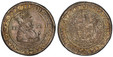 1087152 BOHEMIA. Ferdinand I. 1558 (ab) AR Thaler. PCGS AU55.  Joachimstal. Crowned armored bust right holding scepter over right shoulder and left hand on sword hilt; date divided to either side. A shield of arms in the legend below  / Halo above...