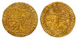 1084823 FRANCE. Anglo-Gallic. Henry VI. (King, 1422-53). (1422-53) ND-(Lis) AV Salut d'Or. NGC MS63.  Saint-Lô. 26mm. 3.48gm. (lis) hЄИRICVS : DЄI : GRA : FRACORV : Z : AGLIЄ : RЄX. Virgin Mary standing behind the arms of France facing the Archang...