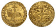 1085924 FRANCE. Jean II Le Bon. (King, 1350-1364). (1350-64) AV Mouton d'Or. NGC MS62.  4.68gm. + AGN DEI QVI TOLL PCCA MVDI MISERERE NOB. Lamb and cruciform staff with flying banner; IOh - REX below / + XPC VINCIT XPC REGNAT XPC IMPERAT. Floriate...