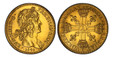 1087311 FRANCE. Louis XIII. (King, 1610-1643). "1640" (c.1972)-A AV Restrike 10 Louis d'Or. PCGS MS66.  Paris. Edge: "MDP" [Monnaies de Paris]. 39.71gm. LVD · XIII · D · G · FR · ET · NAV · REX. Laureate head of Louis XIII right, date below / CHRI...