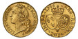 1086770 FRANCE. Louis XV. (King, 1715-1774). 1745-W AV Louis d'Or. NGC MS63.  Lille. LUD • XV • D • G • FR • ET NAV • REX • . Head left / CHRS • REGN • VINC • IMPER. Crown above arms of France and Navarre. KM 513.22; Fr.-464; Duplessy 1643; Gadour...