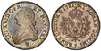 1085960 FRANCE. Louis XVI. 1788-L (p) AR Ecu. PCGS AU58.  By Pierre-Benjamin Duvivier. Bayonne. 42.2mm. 29.34gm. LUD · XVI · D · G · FR · ET NAV REX. Ornamental stitching on uniform / SIT NOMEN DOMINI A BENEDICTUM. Crowned arms of France within br...