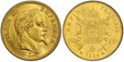 1087513 FRANCE. Napoleon III. (Emperor, 1842-1870). 1869-BB AV 100 Francs. PCGS MS64.  By Barre. Strasbourg. Edge: DIEU PROTEGE LA FRANCE. 35mm. NAPOLEON III EMPEREUR. Laureate head right / EMPIRE FRANCAIS. Crowned and mantled arms divide denomina...
