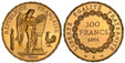 1087524 FRANCE. Third Republic. (1871-1940). 1896-A AV 100 Francs. NGC MS63 PL (Prooflike).  Paris. Edge: DIEU PROTEGE LA FRANCE. Standing Genius writing the Constitution, rooster on right, fasces on left / Denomination above date within circular ...