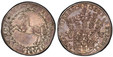 1085973 GERMAN STATES. Brunswick-Luneburg-Calenberg. Johann Friedrich. (Duke, 1665-1679). 1667 LW AR Thaler. PCGS AU55.  Clausthal. 45.7mm. 29.15gm. JOHANN FRIEDRICH D:G DUX BR:ET LUNEB•. Large segmented shield of arms surmounted by five parade he...