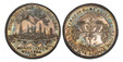 1086461 GERMAN STATES. Münster. 1648 AR 1 1/4 Thaler or Medallic 1 1/4 Thaler. PCGS MS64.  By Engelbert Kettler. 52.5mm. Cityscape of Münster; two angels above, one holding palm leaf and trombone sounding "PAX" and the other holding laurel branch ...