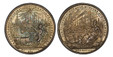 1085391 GERMAN STATES. Münster. 1748 AR Medal. PCGS MS63.  By J. Thiebaud. 32.3mm. 11.53gm. Seated allegorical figure of Germania, left between weaponry, holding a scepter in her left hand and pointing with her right at the cityscape of Münster wi...
