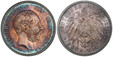 1087663 GERMAN STATES. Saxony-Albertine. Georg. 1903-E AR 5 Mark. PCGS MS67.  Muldenhutten. Edge: GOTT MIT UNS. Head right / Crowned imperial eagle with shield on breast. KM 1258.

Superbly toned.

Please use this link to verify the PCGS certifica...